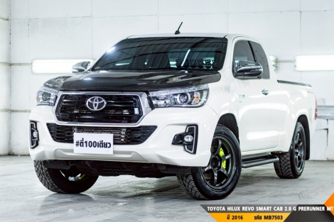 TOYOTA HILUX REVO SMART CAB 2.8 G PRERUNNER MT 2016  MT ปี 2016 ราคา 399,000.- (#BM2026072487)