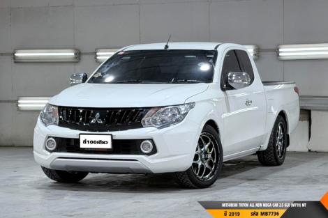 MITSUBISHI TRITON ALL NEW MEGA CAB 2.5 GLX (MY19)  MT ปี 2019 ราคา 339,000.- (#BM2026072489)