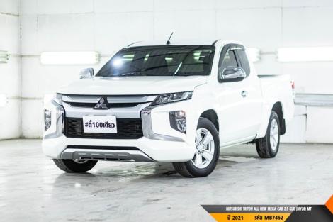MITSUBISHI TRITON ALL NEW MEGA CAB 2.5 GLX (MY20)  MT ปี 2021 ราคา 399,000.- (#BM2026072511)