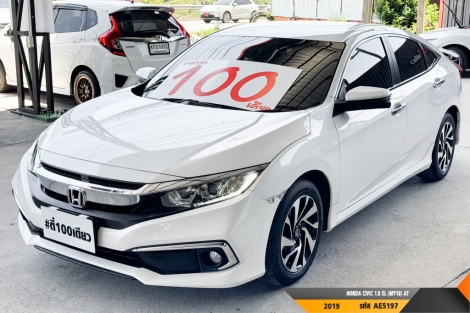 HONDA CIVIC 1.8 EL (MY18)  AT ปี 2019 ราคา 599,000.- (#BM2026080501)
