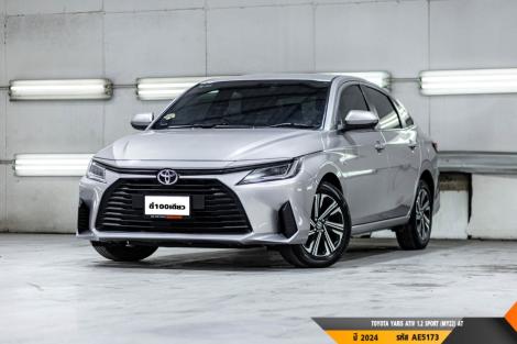 TOYOTA YARIS ATIV 1.2 SPORT (MY22)  AT ปี 2024 ราคา 469,000.- (#BM2026080601)