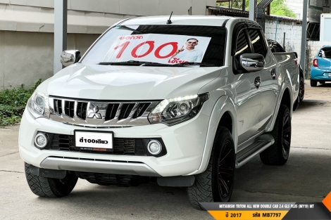 MITSUBISHI TRITON ALL NEW DOUBLE CAB 2.4 GLS PLUS (MY19)  MT ปี 2017 ราคา 429,000.- (#BM2026081304)