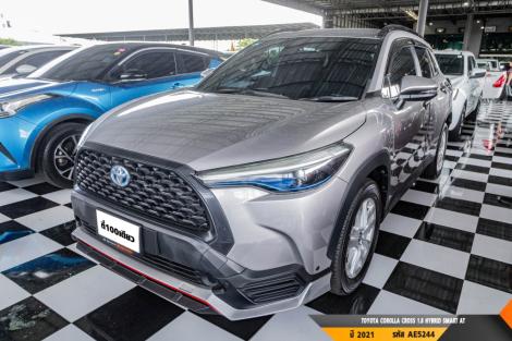 TOYOTA COROLLA CROSS 1.8 HYBRID SMART  AT ปี 2021 ราคา 599,000.- (#BM2026090301)