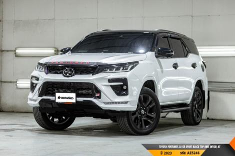 TOYOTA FORTUNER 2.8 GR SPORT BLACK TOP 4WD (MY20)  AT4WD. ปี 2023 ราคา 1,490,000.- (#BM2026090303)